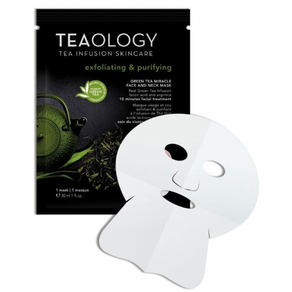Teaology Green Tea Miracle Face And Neck Mask 30ml