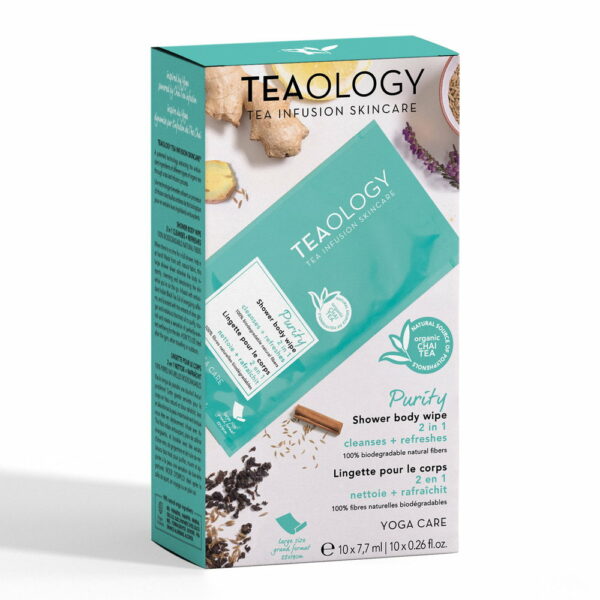 Teaology Purity Shower Body Wipe Multipack 10pz